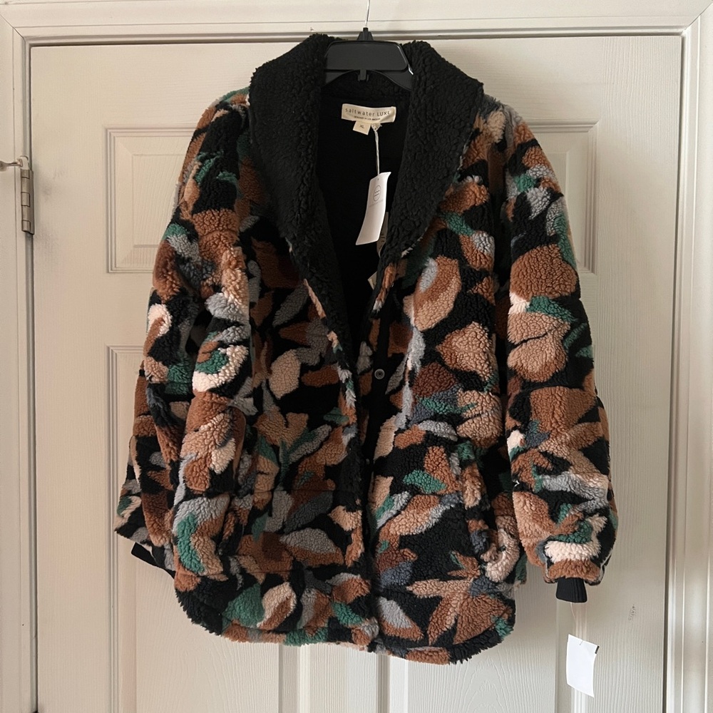 SALTWATER LUXE Knoxville Sherpa Jacket SZ XL NWT